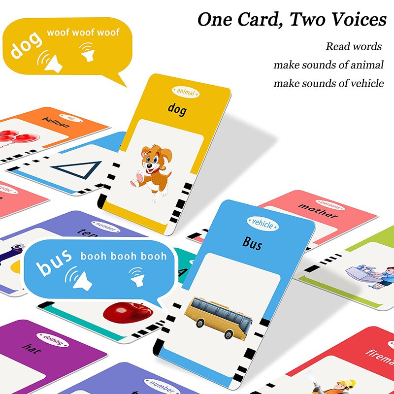 LittleHandsClub™ Educational Talking Flash Cards Device